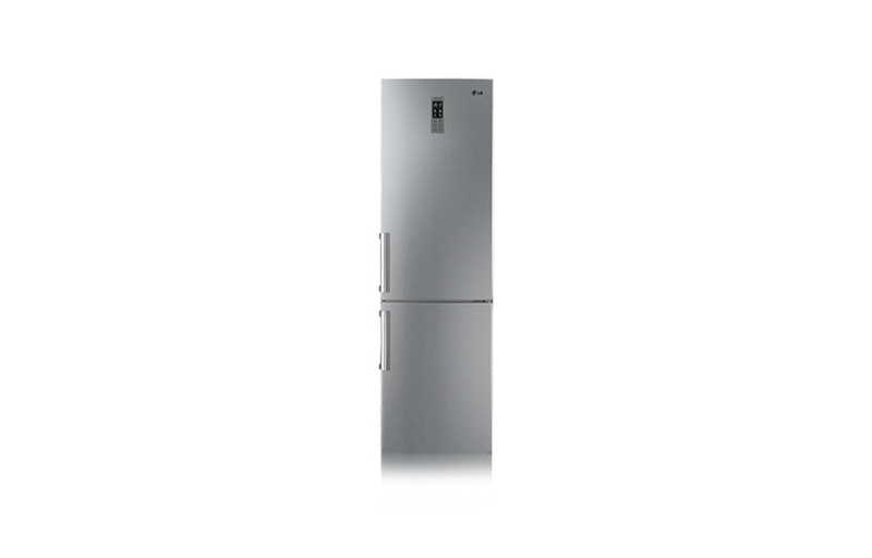 LG GB5240AECZ Freistehend 252l 108l A++ Gebürsteter Stahl, Edelstahl Kühl- und Gefrierkombination