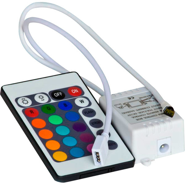 Calrad Electronics 92-341 IR Wireless press buttons White remote control