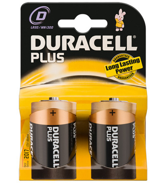 Wentronic LR20 2-BL Duracell Plus Щелочной 1.5В