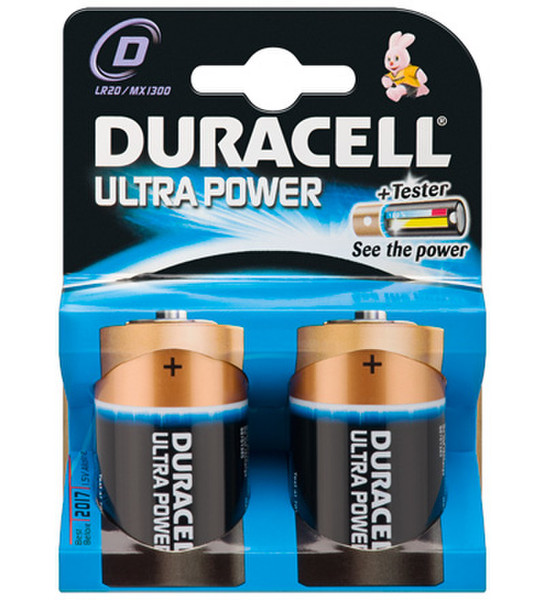 Wentronic LR20 2-BL Duracell Ultra Щелочной 1.5В