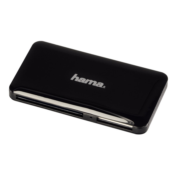 Hama Slim USB 3.0 Черный устройство для чтения карт флэш-памяти