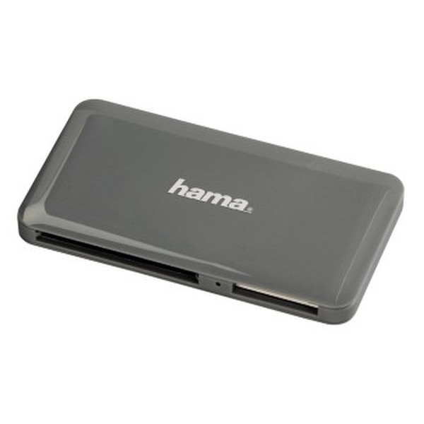 Hama Slim USB 3.0 Серый устройство для чтения карт флэш-памяти