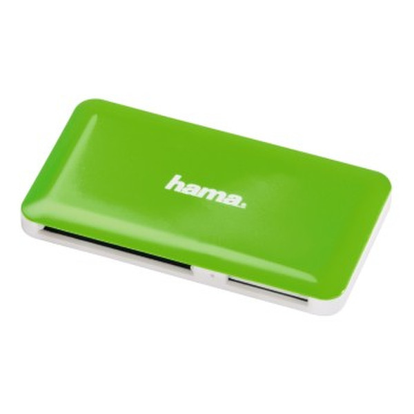 Hama Slim USB 3.0 Зеленый устройство для чтения карт флэш-памяти