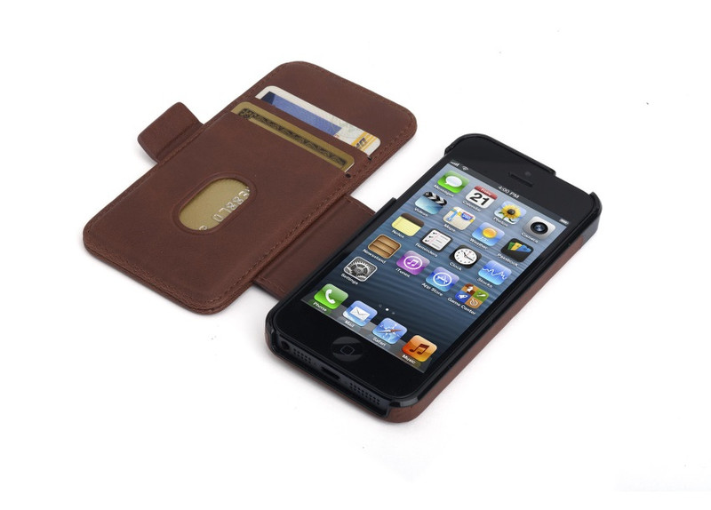 Kensington Portafolio Duo™ Wallet for iPhone® 5/5s - Brown Marble