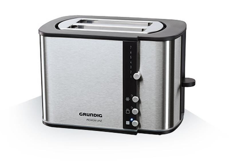 Grundig TA 5260 2slice(s) 870W Black,Stainless steel toaster