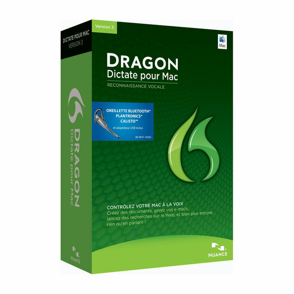 Nuance Dragon Dictate for Mac 3.0, Wireless