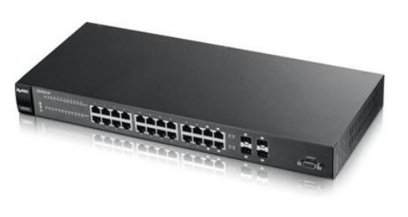 ZyXEL GS1910-24 Управляемый L2 Gigabit Ethernet (10/100/1000) Черный