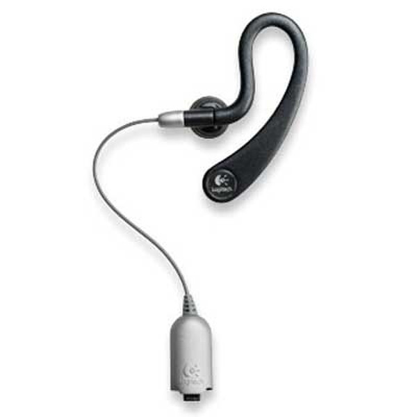 Logitech Mobile EasyFit Over (black) Monaural Wired Black,Silver mobile headset