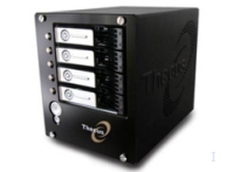 Thecus 4TB Server N4100+ NAS Tower Подключение Ethernet Черный