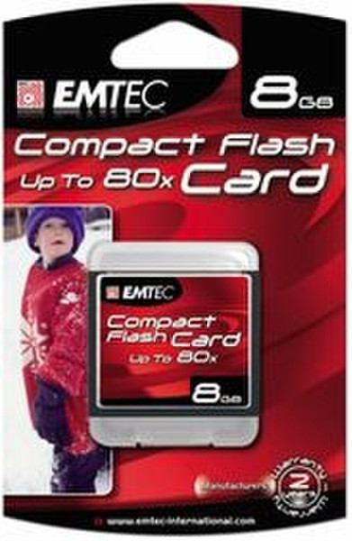 Emtec Compact Flash 8GB 8GB Kompaktflash Speicherkarte