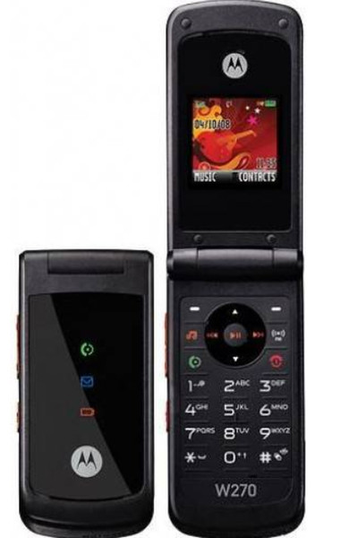 Motorola W270 1.6Zoll 94g Schwarz Funktionstelefon
