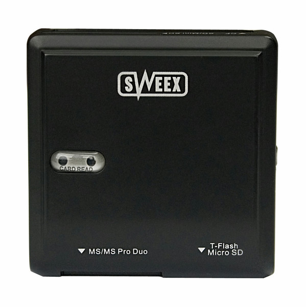 Sweex External Card Reader All-in-1 USB 2.0 USB 2.0 Черный устройство для чтения карт флэш-памяти