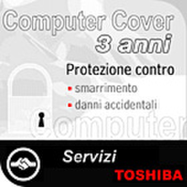 Toshiba Computer Cover - Assicurazione All-Risks 3 Anni - Fascia A сервер