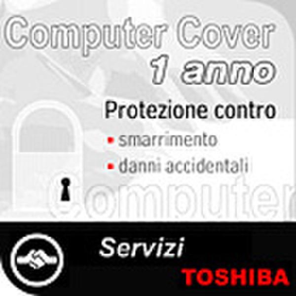 Toshiba Computer Cover - Assicurazione All-Risks 1 Anno - Fascia A сервер