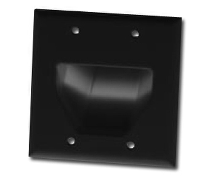 DataComm 45-0002-BK Black outlet box