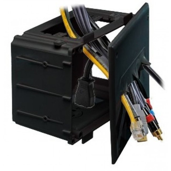DataComm 45-0010-BK Black outlet box