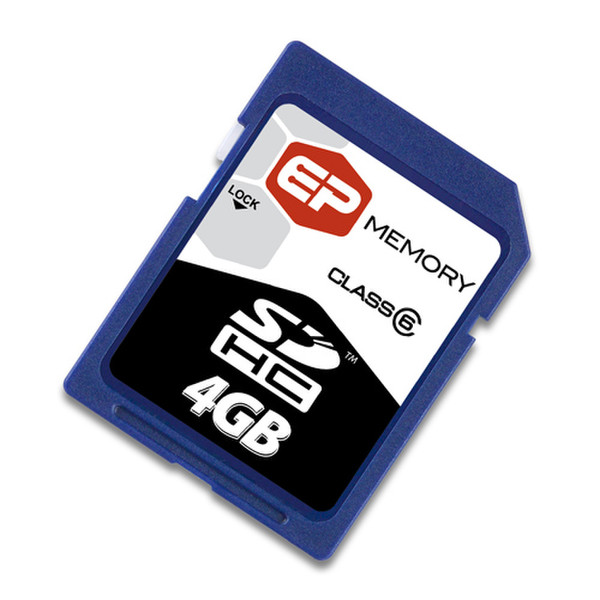 EP Memory 4GB SDHC 4GB SDHC Class 6 memory card