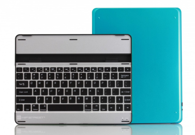 Ergoguys iPad 2 Bluetooth Multimedia Keyboard case Bluetooth QWERTY Blue