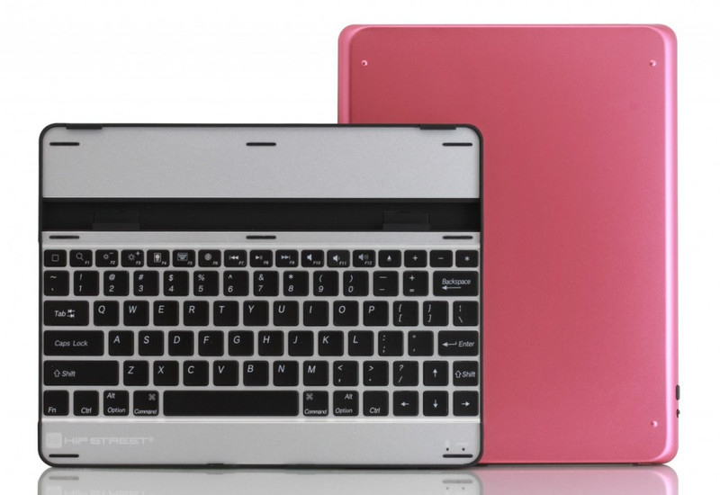 Ergoguys iPad 2 Bluetooth Multimedia Keyboard case Bluetooth QWERTY Розовый