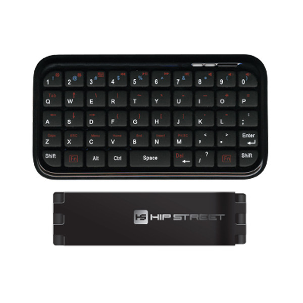 Ergoguys Mini Bluetooth Keyboard w/ Tablet Stand Bluetooth QWERTY Черный