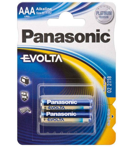 Wentronic LR03 2-BL Panasonic EVOLTA Щелочной 1.5В