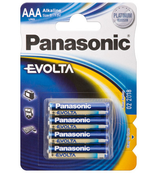 Wentronic LR03 4-BL Panasonic EVOLTA Щелочной 1.5В