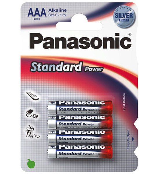 Wentronic LR03 4-BL Panasonic Standard Power Щелочной 1.5В