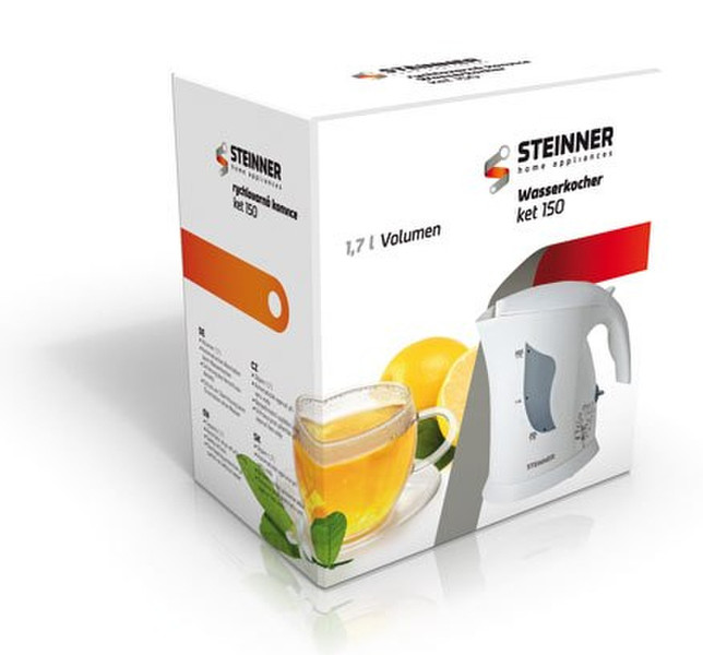 Steinner KET 150 1.7л Белый 2000Вт электрический чайник