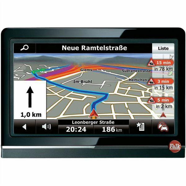 Falk Outdoor Navigation FLEX 500 Fixed 5" LCD Touchscreen 198g Black