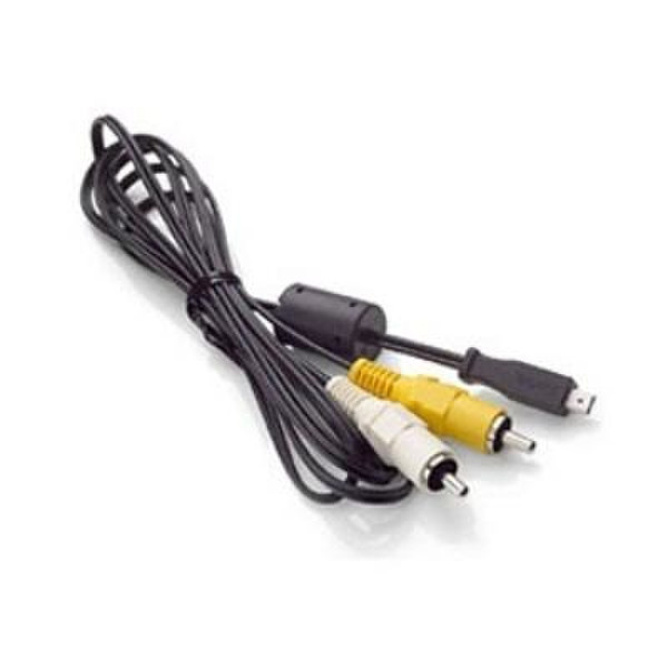 Panasonic K1HA08CD0028 2 x RCA USB Black video cable adapter