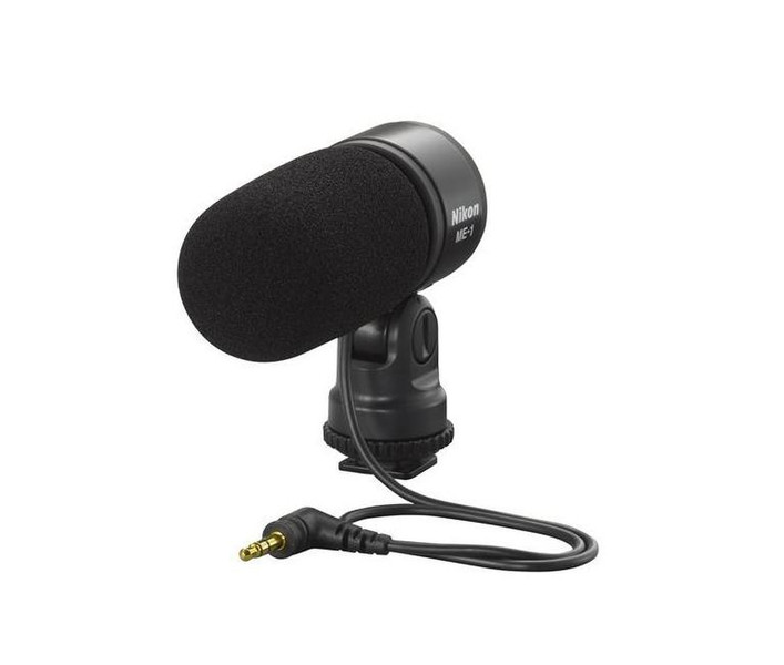 Nikon ME-1 Digital camera microphone Проводная Черный