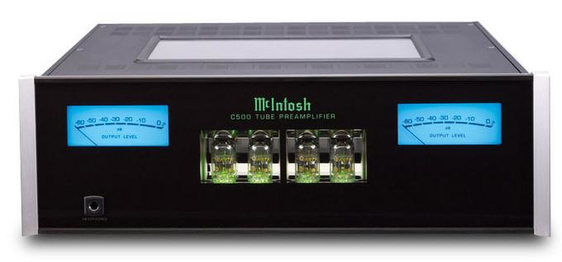McIntosh C500T Дома Проводная Алюминиевый, Черный усилитель звуковой частоты
