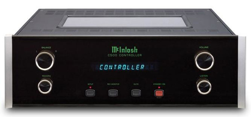 McIntosh C500C home Wired Aluminium,Black audio amplifier