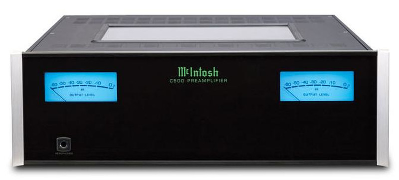 McIntosh C500P Дома Проводная Алюминиевый, Черный усилитель звуковой частоты