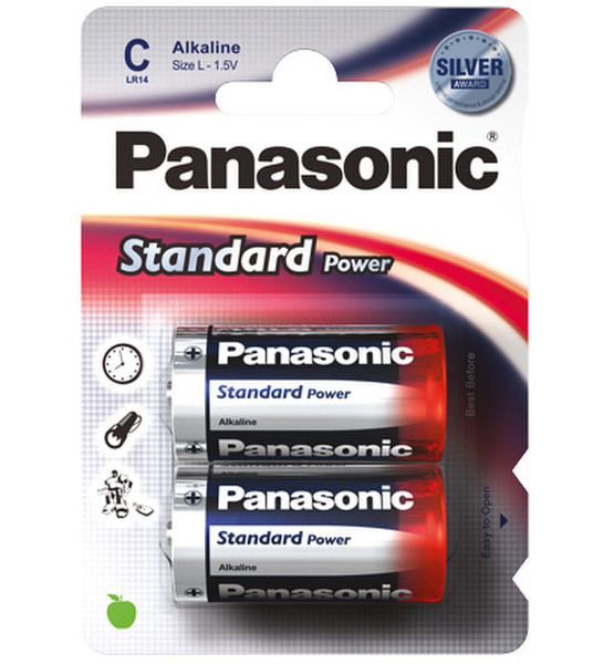 Wentronic LR14 2-BL Panasonic Standard Power Щелочной 1.5В