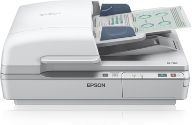 Epson WorkForce DS-7500 Планшетный сканер 600 x 2400dpi A4 Белый