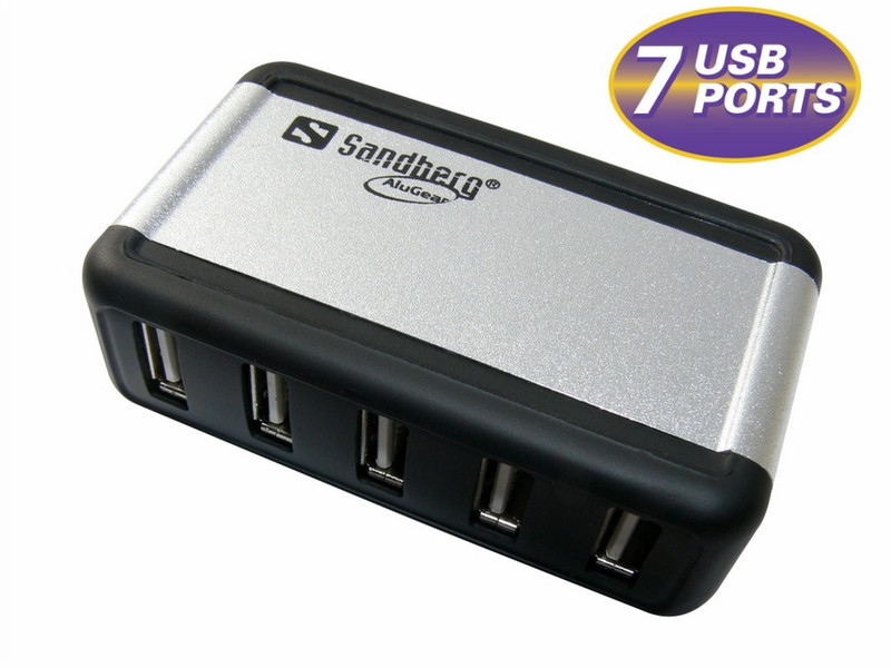 Sandberg USB Hub AluGear (7 ports)