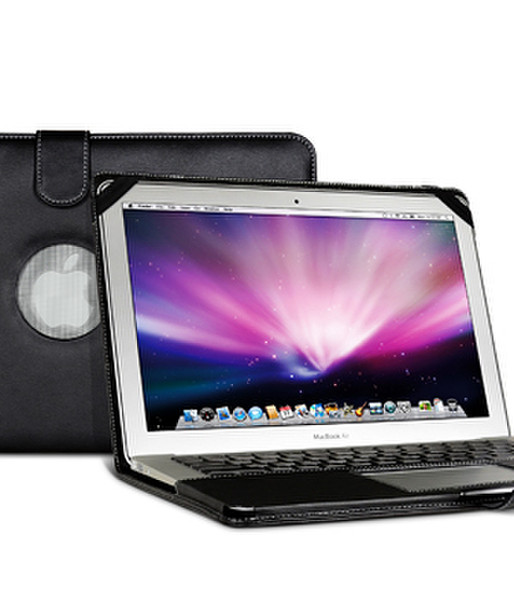 Melkco Leather case for Apple MacBook Air 13.3'' 13.3Zoll Cover case Schwarz