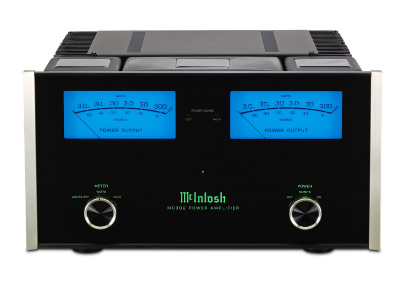 McIntosh MC302 2.0 Wired Black audio amplifier