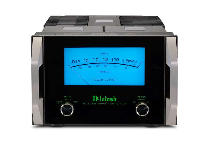 McIntosh MC1.2KW 1.0 Performance/stage Wired Black,Silver audio amplifier