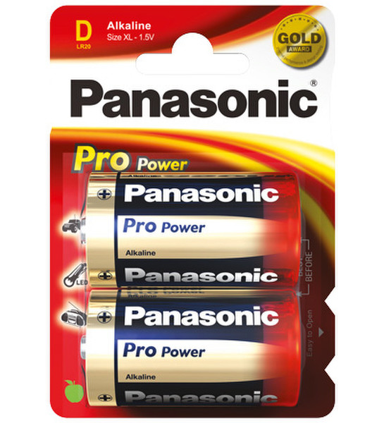 Wentronic LR20 2-BL Panasonic Pro Power Щелочной 1.5В