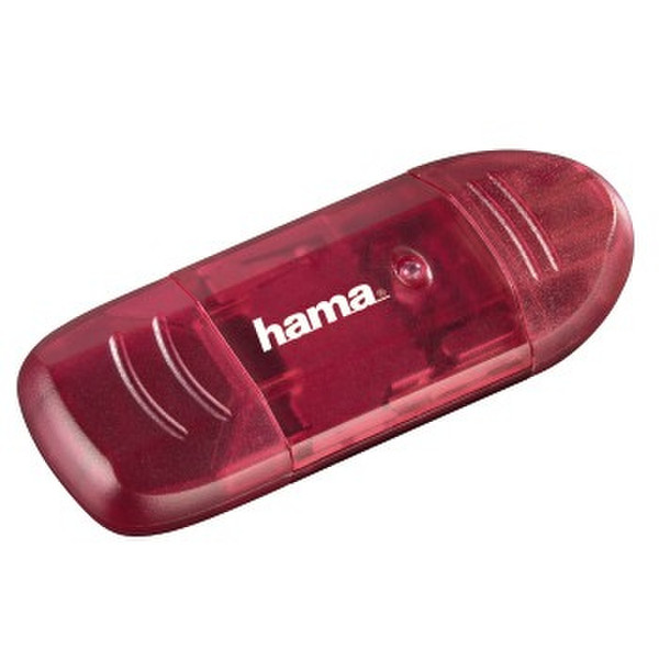 Hama 114729 USB 2.0 Rot Kartenleser