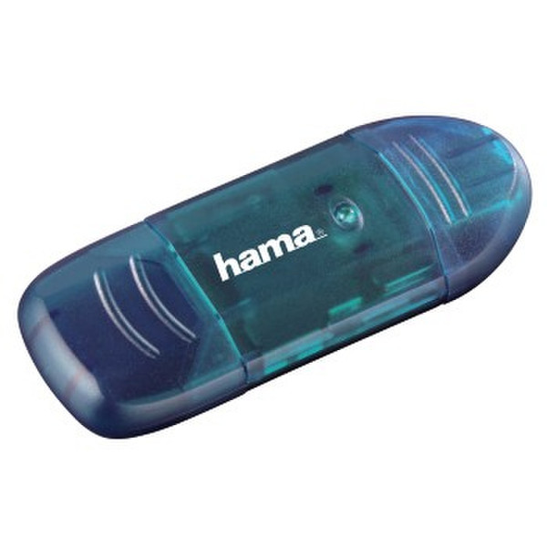 Hama 114730 USB 2.0 Blue card reader