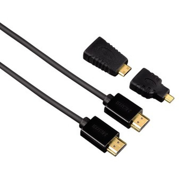 Hama 83071 1.5м HDMI HDMI Черный HDMI кабель