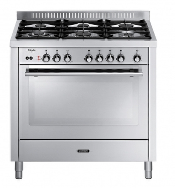 Pelgrim NF925BRVSA Freestanding Gas hob Stainless steel cooker