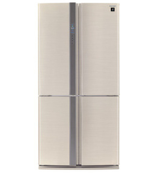 Sharp SJ-FP810VBE freestanding 605L A+ Beige side-by-side refrigerator