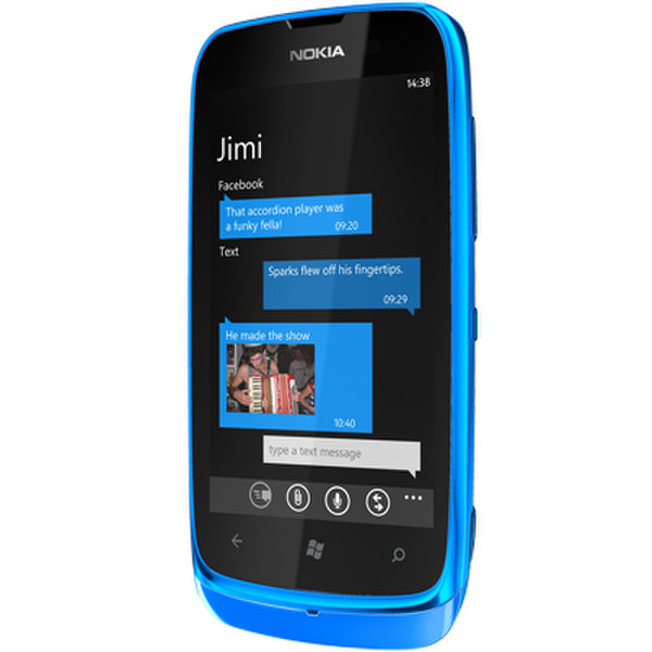 Nokia Lumia 610 8GB Cyan