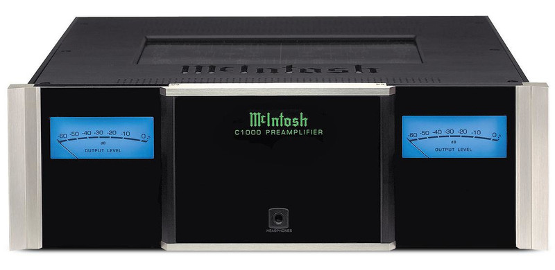 McIntosh C1000P Leistung/Phase Verkabelt Schwarz Audioverstärker