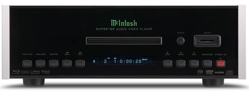 McIntosh MVP881 5.1 Black Blu-Ray player