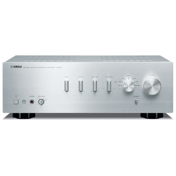 Yamaha A-S300 2.0 home Wired Silver audio amplifier